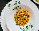 A picture of step 2 of Sprouted Moong, Kala chana Chaat 😋.