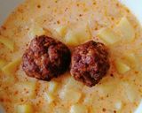 Fűszeres krumplifőzelék recept fázis 5 fotója