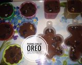 Foto langkah ke 3 dari resep Puding Coklat Oreo Untuk Anak.