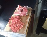 Foto del paso 1 de la receta: Empanadas tradicionales de carne picada a cuchillo (y masa casera)