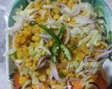 A picture of step 8 of Chana daal chaat.