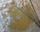 A picture of step 1 of Honey and walnut pancakes.
