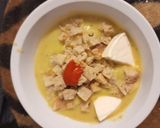 Nagydobosi krém leves 🧅🍚🌞 (rizstejszines) recept fázis 4 fotója
