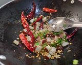 A picture of step 2 of Peanut Coriander Chutney.