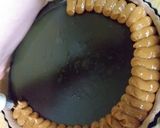 Foto del paso 4 de la receta: Pastafrola de chocolate, con crema ganache, manjar y nueces