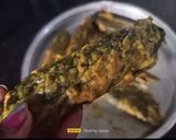 A picture of step 8 of Fiber Rich Palak Patra (Spinach leaves Patra).