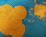 A picture of step 3 of Cornmeal Poori.