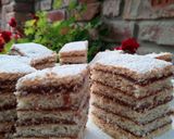 HATLAPOS KRÉMES 🍯🍫/ csokoládé pudingos süti/gyors, egyszerű recept fázis 10 fotója
