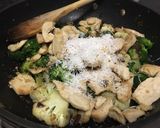 A picture of step 2 of Quick and Easy Chicken and Broccoli pasta.