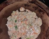 A picture of step 4 of Protein rich mix veg lobia chilla.
