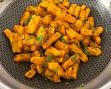 A picture of step 8 of Yam Fry.