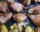 Foto del paso 5 de la receta: Pollo al horno con papas