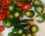 A picture of step 1 of Pickled Peppers simple.