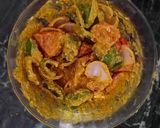 A picture of step 4 of Smoky Paneer tikka.