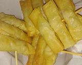 รูปขั้นตอนการทำที่ 3 ของ เกี๊ยวกรอบเสียบไม้ (Crispy Wonton Skewer)