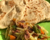 A picture of step 3 of Chapati bread.