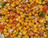 A picture of step 2 of Corn chaat.