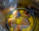 A picture of step 4 of Daal, Bati and Churma (Rajasthani Thali).