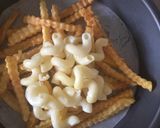 A picture of step 3 of Mac fries.