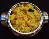 A picture of step 8 of Veg Biryani.