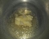 A picture of step 1 of Aloo ka halwa.
