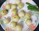 A picture of step 1 of Pickled Amla.