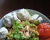 Foto langkah ke 5 dari resep Bakso ayam mentol dan kenyal (low carb/keto/ketogenic).