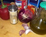 Foto del paso 1 de la receta: Salteado de garbanzos con pimiento rojo