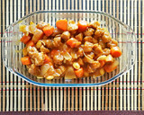 Foto del paso 5 de la receta: "Pollo" vegano con almendras al estilo chino