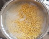 A picture of step 1 of Spicy Chicken Noodles.
