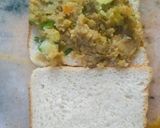 A picture of step 1 of Bread Pakoda.