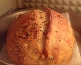 Foto langkah ke 20 dari resep Wijen Jinten Hitam Chili Flakes Cheese Sourdough Bread (Open Bake Method).