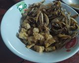 Foto langkah ke 3 dari resep Oseng Daun Pepaya Jepang dg Tempe Teri.