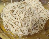 Foto del paso 7 de la receta: Espaguetis de atún a la carbonara fácil