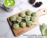 Cara Membuat Mochi cookies pandan coklat kacang 10