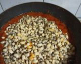 A picture of step 17 of Lobia Daal.