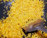 A picture of step 2 of Moong Dal Halwa (moong Dal Atta).