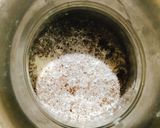 A picture of step 2 of Oreo shake.