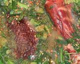 A picture of step 3 of Southern Style Collard Greens.