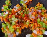 A picture of step 4 of Veg Burritos.