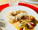 Foto del paso 3 de la receta: Solomillo de pollo con kikos 🐣
