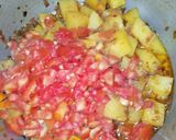A picture of step 8 of Masala Fried Curried Potatoes.