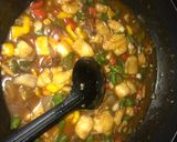 A picture of step 9 of Thai fried rice and fish chili sauce.