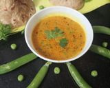A picture of step 6 of Green peas masala.
