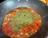 A picture of step 3 of Creamy Tomato Garlic Butter Chicken Pasta.