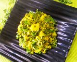 A picture of step 4 of Aloo Bhaji.