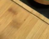 A picture of step 4 of Peanut Butter Board with cream cheese & pancakes.