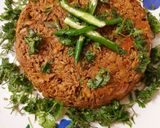 A picture of step 4 of Munga Ke phool ki sabji.