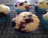 รูปขั้นตอนการทำที่ 6 ของ Low Fat Blueberry Muffins | บลูเบอร์รี่มัฟฟิน ❌เนย