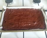 A picture of step 4 of Vickys Beetroot & 'Nutella' Brownies, GF DF EF SF NF.